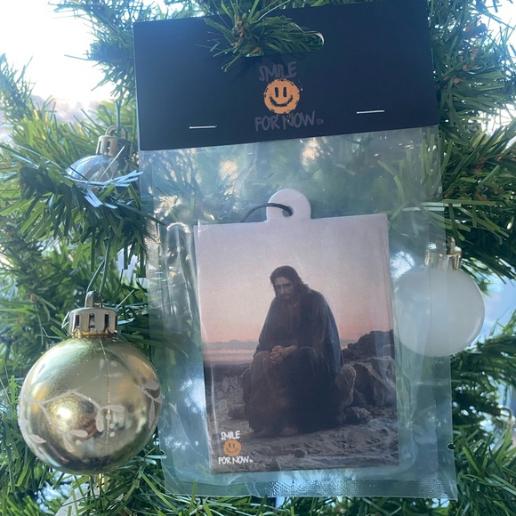 Hanging Car / Room Air Freshener - Cologne - The Temptation of Christ - Picture 2 of 2